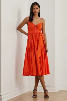 Lauren Ralph Lauren rochie din bumbac imagine