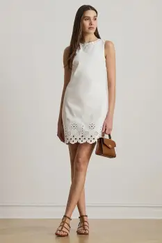 Lauren Ralph Lauren rochie din bumbac imagine