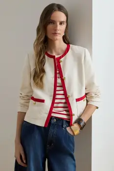 Lauren Ralph Lauren sacou pentru femei cu in imagine