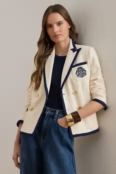 Lauren Ralph Lauren sacou pentru femei, din bumbac imagine