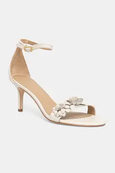 Lauren Ralph Lauren sandale cu toc inalt din piele Allie M Flwr imagine