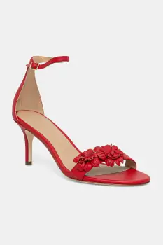 Lauren Ralph Lauren sandale cu toc inalt din piele Allie M Flwr imagine