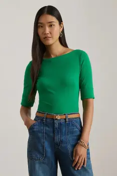 Lauren Ralph Lauren tricou de femei cu bumbac imagine