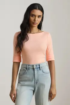 Lauren Ralph Lauren tricou de femei cu bumbac imagine