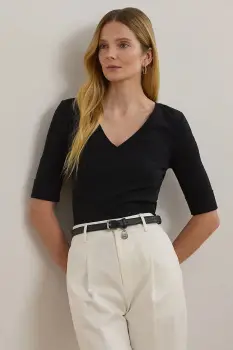 Lauren Ralph Lauren tricou din bumbac imagine