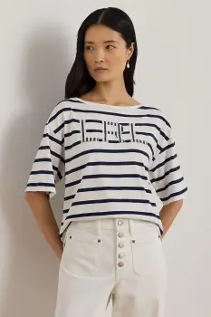 Lauren Ralph Lauren tricou din bumbac imagine