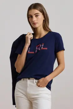 Lauren Ralph Lauren tricou din bumbac imagine