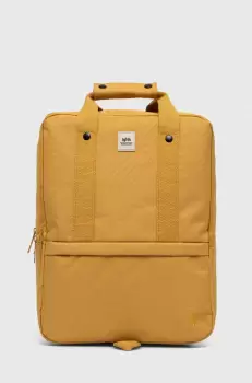 Lefrik rucsac culoarea galben, mic, neted imagine