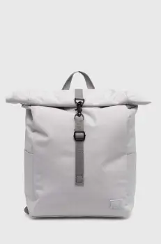 Lefrik rucsac ROLL MINI STRIPES culoarea gri, mare, neted imagine