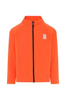 Lego bluza copii culoarea portocaliu, neted imagine