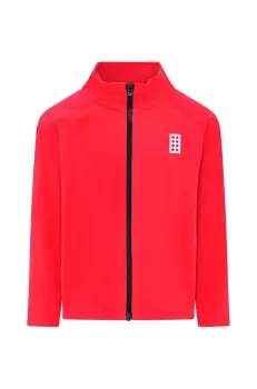 Lego bluza copii culoarea rosu, neted imagine