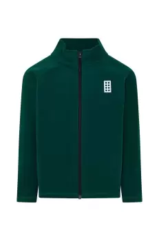 Lego bluza copii culoarea verde, neted imagine