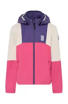 Lego geaca bomber pentru copii culoarea violet imagine