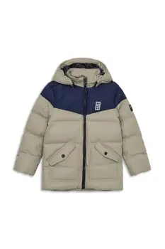 Lego geaca copii culoarea bej, 11010195 imagine