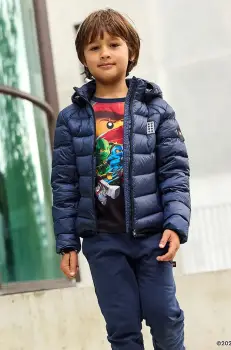 Lego geaca de puf pentru copii LWJESTED 600 culoarea albastru marin, 11010567 imagine