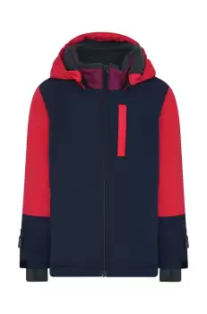 Lego geaca de schi pentru copii culoarea rosu imagine