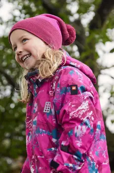 Lego geaca de schi pentru copii LWJAD 710 culoarea roz, 11010823 imagine