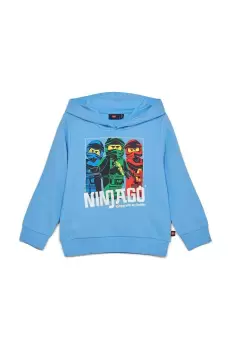 Lego hanorac de bumbac pentru copii cu gluga, cu imprimeu imagine