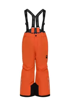 Lego pantaloni copii culoarea portocaliu imagine