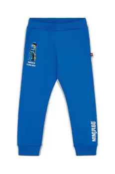 Lego pantaloni de trening din bumbac pentru copii cu imprimeu imagine