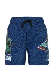 Lego pantaloni scurti de baie copii culoarea albastru marin imagine