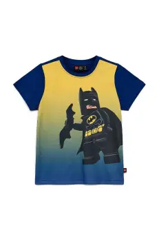 Lego tricou de bumbac pentru copii culoarea galben, cu imprimeu imagine