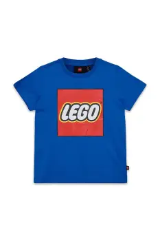 Lego tricou de bumbac pentru copii LWTANO 631 culoarea alb, cu imprimeu, 12011363 imagine