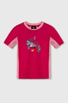 Lego tricou de inot pentru copii culoarea roz imagine