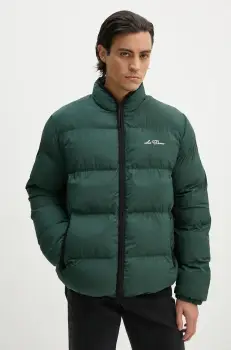 Les Deux geaca barbati, culoarea verde, de iarna, LDM610153 imagine