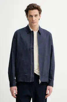 Les Deux geaca culoarea albastru marin, de tranzitie, LDM610192 imagine