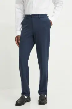 Les Deux pantaloni barbati, culoarea albastru marin, drept, LDM501072 imagine