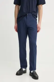 Les Deux pantaloni barbati, culoarea albastru marin, mulata, LDM501105 imagine