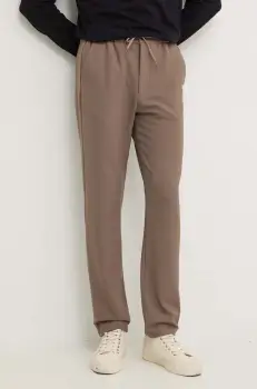 Les Deux pantaloni barbati, culoarea bej, cu fason chinos, LDM501101 imagine