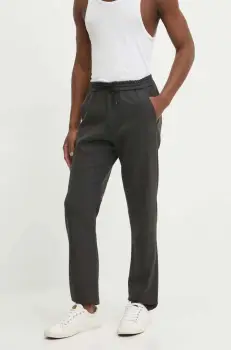 Les Deux pantaloni barbati, culoarea gri, drept, LDM501103 imagine