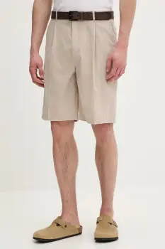 Les Deux pantaloni scurti pentru barbati, cu amestec de in Reece imagine