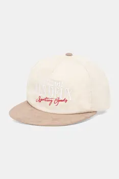 Les Deux sapca culoarea bej, cu imprimeu, 1000174 imagine