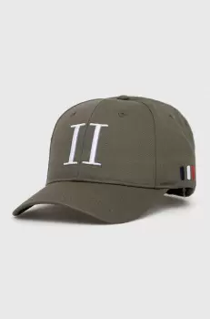 Les Deux sapca de baseball din bumbac culoarea verde, cu imprimeu imagine