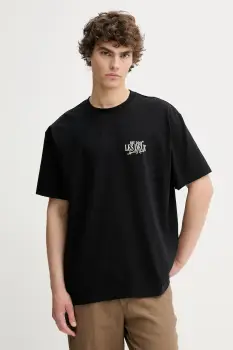 Les Deux tricou din bumbac culoarea negru, cu imprimeu, 1000207 imagine