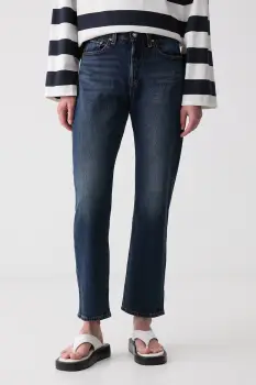 Levi's blugi straight pentru femei 501 CURVE imagine