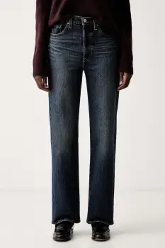 Levi's blugi straight pentru femei RIBCAGE FULL LENGTH imagine
