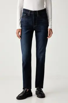 Levi's blugi wide leg pentru femei 724 HIGH RISE STRAIGHT imagine