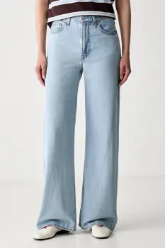 Levi's blugi wide leg pentru femei RIBCAGE WIDE LEG imagine