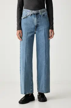 Levi's blugi wide leg pentru femei RIBCAGE WL BELTED imagine