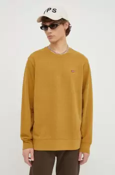 Levi's bluza barbati, culoarea albastru marin, neted imagine