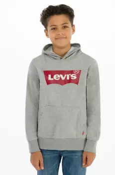 Levi's Bluza copii culoarea gri, cu imprimeu imagine
