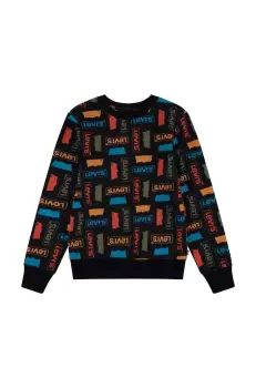 Levi's bluza copii culoarea negru, modelator imagine