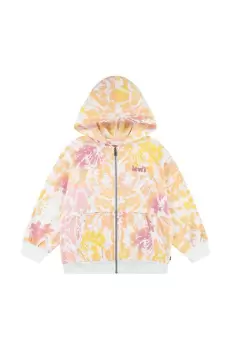 Levi's bluza copii culoarea portocaliu, cu gluga, modelator imagine