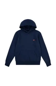 Levi's bluza copii MINI BATWING HOODIE culoarea albastru marin, cu gluga, neted, 9EL452 imagine