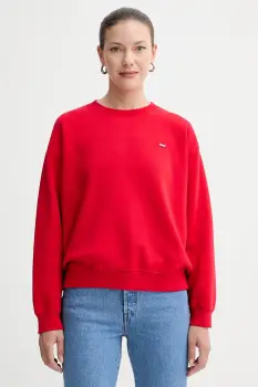 Levi's bluza culoarea rosu, neted, 002AJ imagine