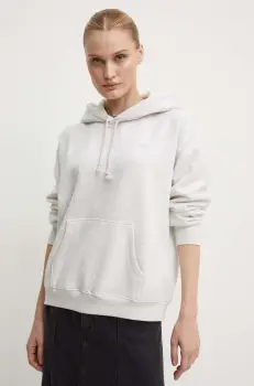 Levi's bluza femei, culoarea gri, cu gluga, neted, A5943 imagine